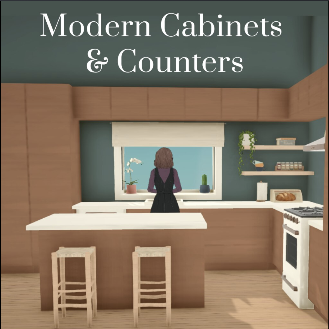 modern cabinets & counters